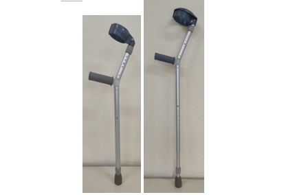 Crutches Elbow Adjustable ( Aluminum) Small/ Large