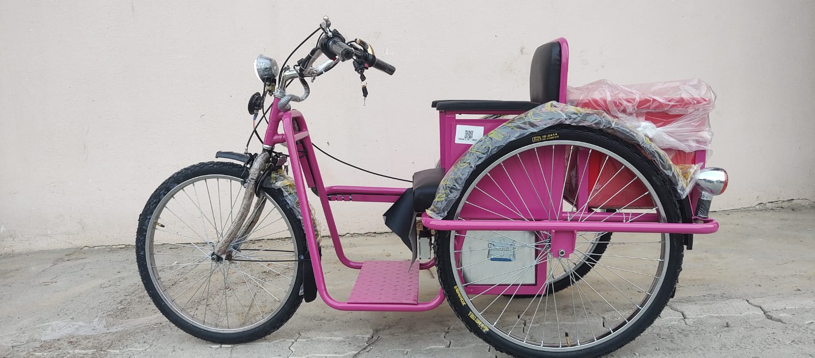 Battery Operated Motorized Tricycle with Li-ion Battery